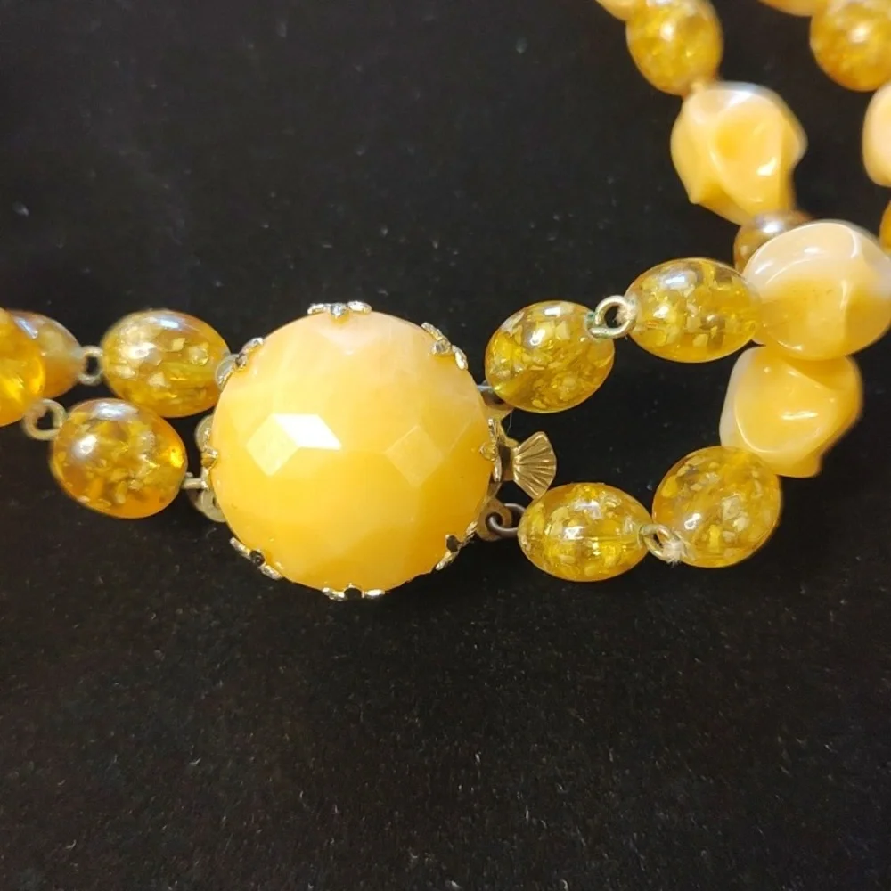 West Germany Beaded Necklace Set - Picture 5 of 8